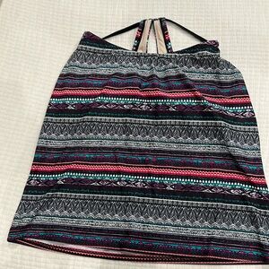 M racer back tankini top